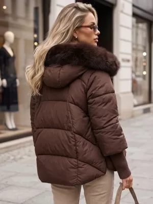 Ženska jakna DSTREET TY5890 SMEĐA