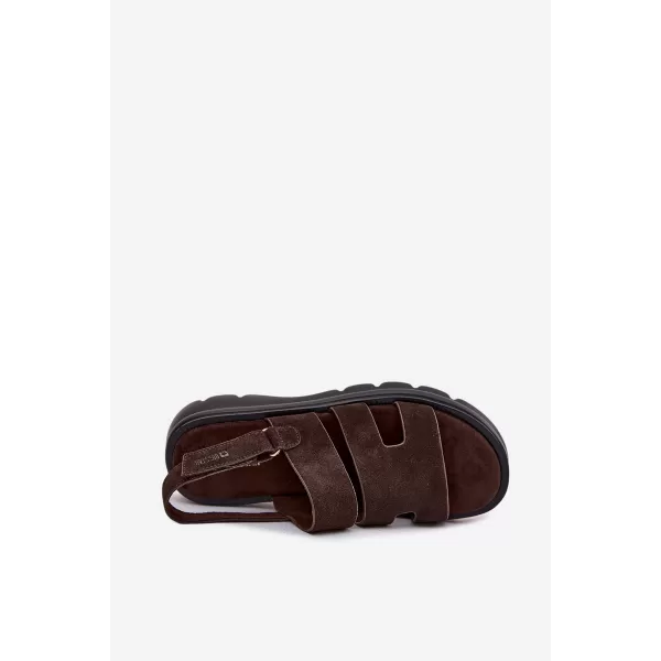  Ženske sandale BIG STAR SHOES TT274483 SMEĐA/BEŽ 