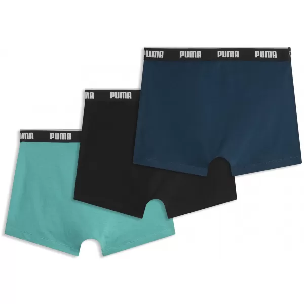  Muške bokserice PUMA MEN BOXERS 3P 94713011 ZELENA KOMBINACIJA 