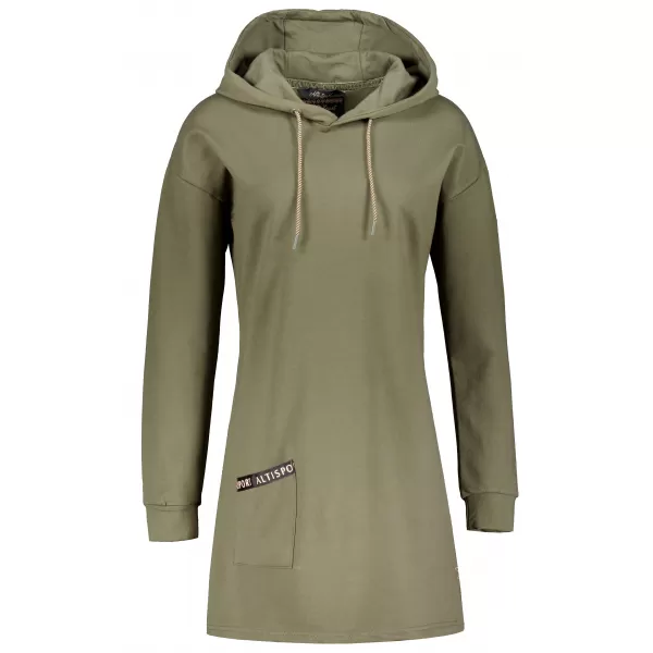  Ženski sweatshirt ALTISPORT IVIE KAKI 