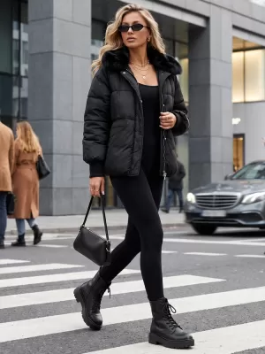 Ženska jakna DSTREET TY5815 CRNA