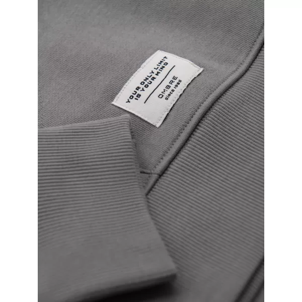  Muški sweatshirt OMBRE OM-SSBN-0270 SIVA 
