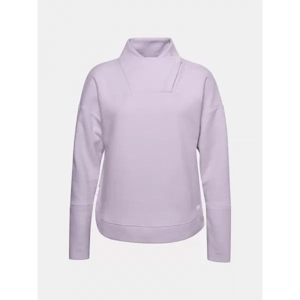  Ženski sweatshirt UNDER ARMOUR RECOVER FLEECE WRAP NECK 1356347-570 LJUBIČASTA 