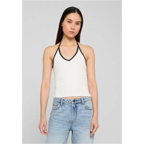  Ženski top URBAN CLASSICS TB8352A-20671 CRNO/BIJELO 