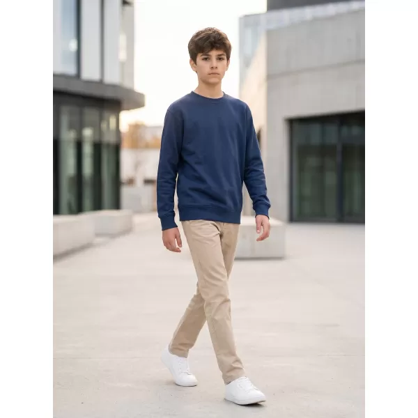  Dječji sweatshirt MALFINI CREW 427 PONOĆNO PLAVA 