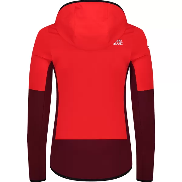 Ženska powerfleece majica NORDBLANC RAVINE NBSFL8336 CRVENA 