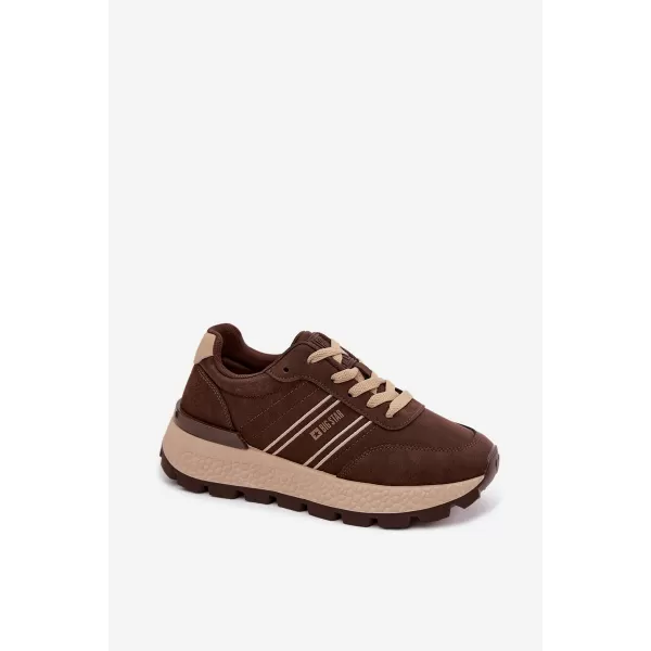  Ženske tenisice BIG STAR SHOES UU274040 SMEĐA/BEŽ 