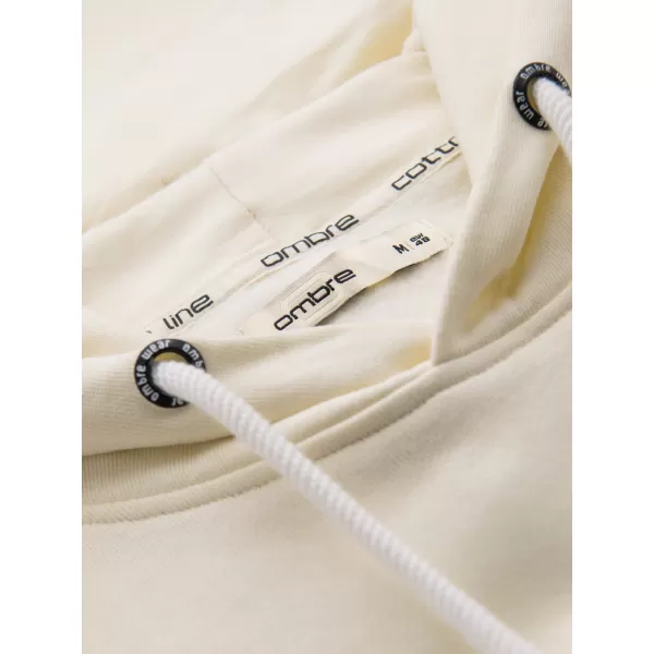  Muški sweatshirt OMBRE OM-SSBN-0270 KREMA 