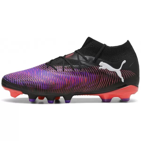  Kopačke PUMA FUTURE 8 PRO FG/AG 108139-01 CRNO/BIJELO/SJAJNO CRVENO 