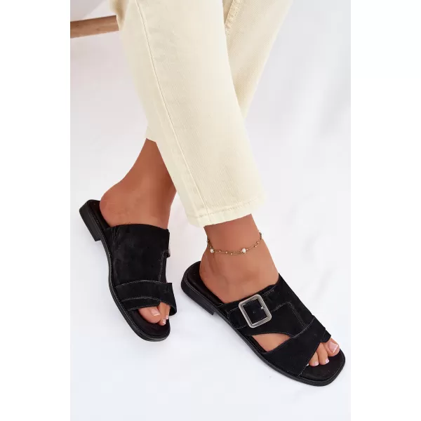  Ženske papuče BIG STAR SHOES TT274477 CRNA 
