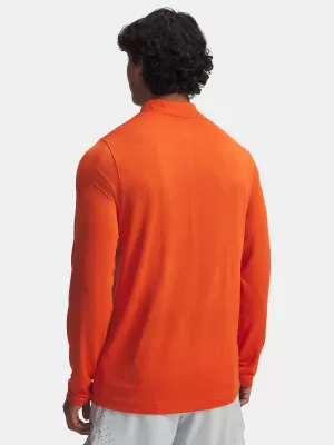 Muška majica kratkih rukava UNDER ARMOUR VANISH ELITE SEAMLESS 1/4 ZP 1382798-844 NARANČASTA