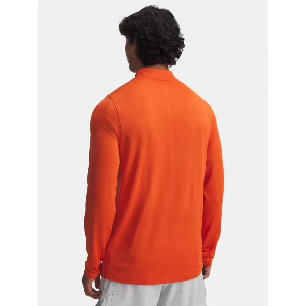 Muška majica kratkih rukava UNDER ARMOUR VANISH ELITE SEAMLESS 1/4 ZP 1382798-844 NARANČASTA 