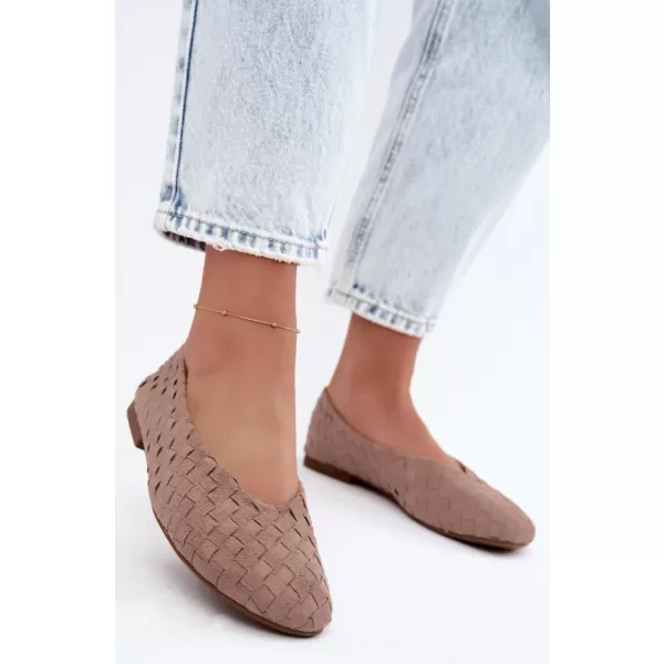  Ženske balerinke BOTO 9867 KAKI 