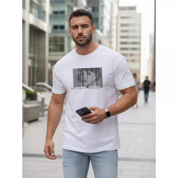  Muška majica kratkih rukava DSTREET NX5014R BIJELA 