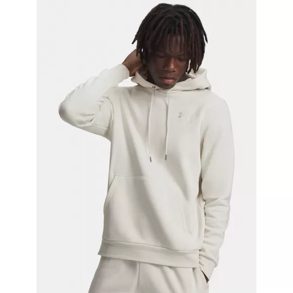  Muški sweatshirt UNDER ARMOUR ICON FLEECE HOODIE 1373880-110 BIJELA 