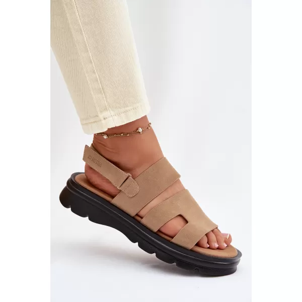  Ženske sandale BIG STAR SHOES TT274482 BEŽ 