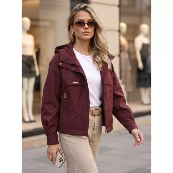  Ženska jakna DSTREET TY5964 KLARET 