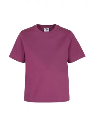 Ženska majica URBAN CLASSICS TB8574-23662 BOBIČASTO LJUBIČASTA