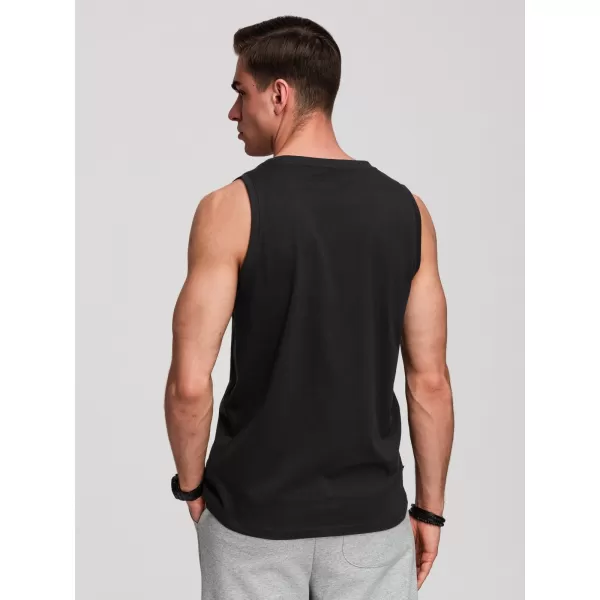  Muška majica bez rukava OMBRE OM-TSBT-0272 CRNA 