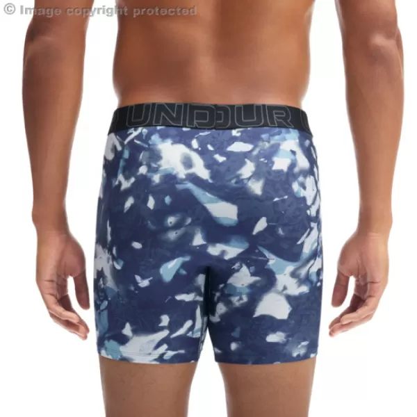  Muške bokserice UNDER ARMOUR UA PERFORMANCE TECH - SOLID 6 -3PK 1383879-408 PLAVA 