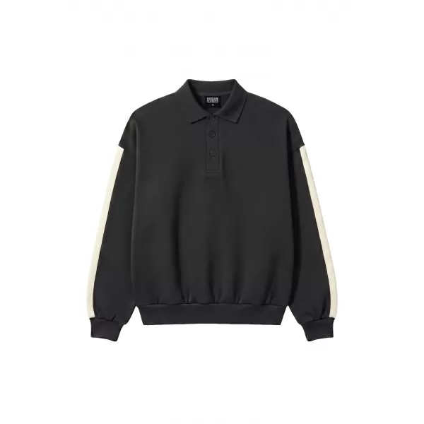  Muška majica s kragnom URBAN CLASSICS TB8595-00007 CRNA 