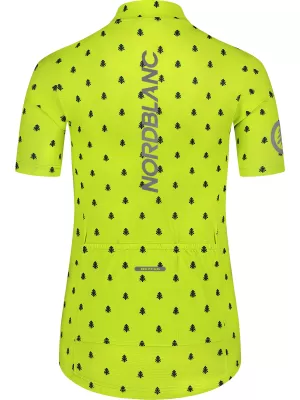Ženski biciklistički dres NORDBLANC TREES NBSLF8085 ZELENA