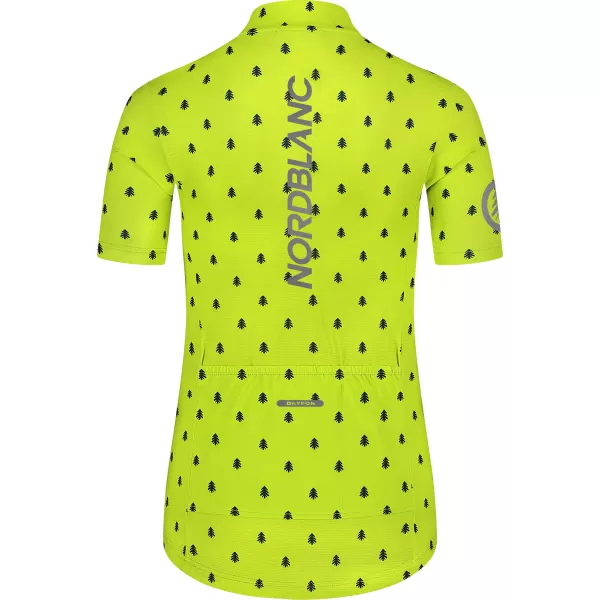  Ženski biciklistički dres NORDBLANC TREES NBSLF8085 ZELENA 