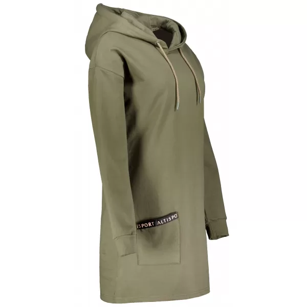  Ženski sweatshirt ALTISPORT IVIE KAKI 
