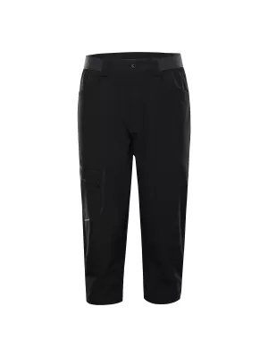Muške capri hlače ALPINE PRO WEDER 2 CRNA