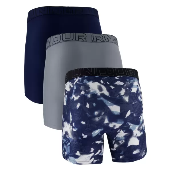  Muške bokserice UNDER ARMOUR UA PERFORMANCE TECH - SOLID 6 -3PK 1383879-408 PLAVA 