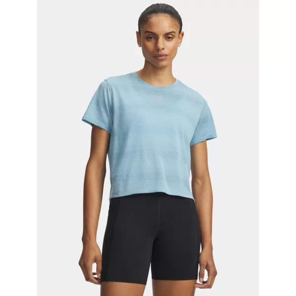  Ženska majica kratkih rukava UNDER ARMOUR VELOCITI SHORTSLEEVE 6009540-425 PLAVA 