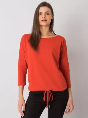 Ženska bluza BASIC FEEL GOOD RV-BZ-4691.37P TAMNONARANČASTA
