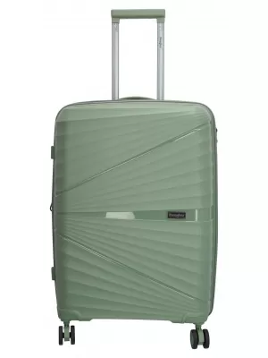 Kofer od školjke BEAGLES TRAVEL M 25138 PRIRODNO ZELENA