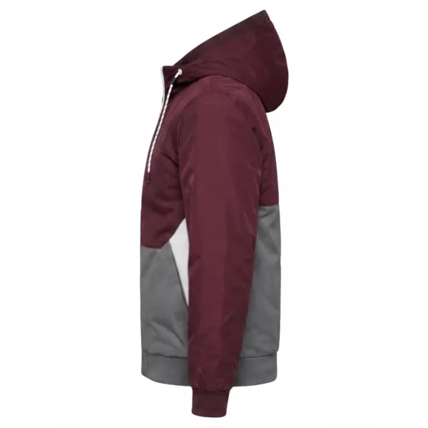  Muška jakna OMBRE C584 BORDO I SIVA 