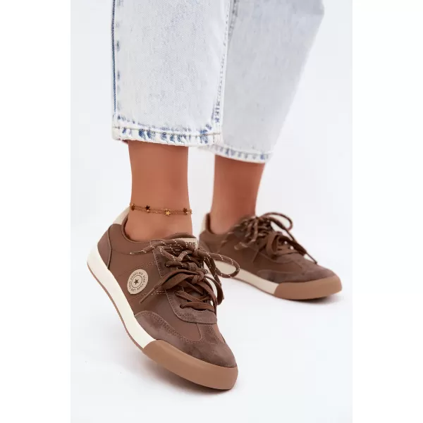  Ženske tenisice BIG STAR SHOES UU274002 SMEĐA/BEŽ 