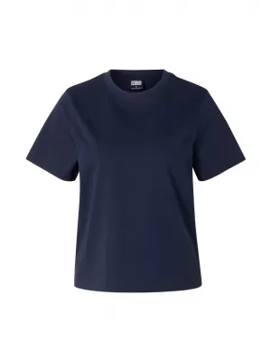 Ženska majica URBAN CLASSICS TB8574-01641 PONOĆNA MORNARICA
