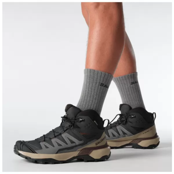 Muške cipele SALOMON X ULTRA 360 MID GORE-TEX L47743300 FANTOM/DESERT TAN/RUM GROŽĐICA 