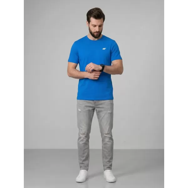  Muška majica kratkih rukava 4F WMM00TTSHM3341 PLAVA 
