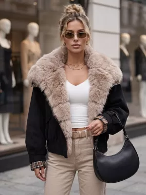 Ženska jakna DSTREET TY5842 CRNA