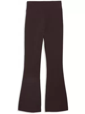 Ženske tajice PUMA ESS HIGH-WAIST FLARED LEGGINGS 63154233 ČOKOLADNI FONDUE