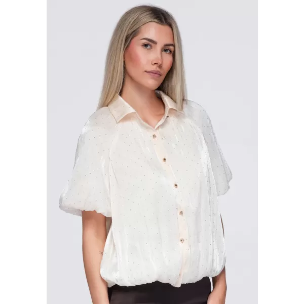  Ženska košulja OMBRE OW-SH-E0068 BEŽ 