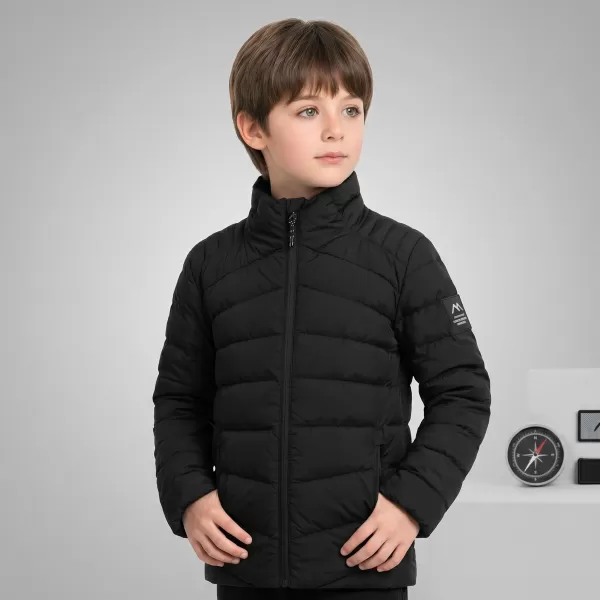  Dječja ultralagana jakna ALPINE PRO RETERO CRNA 