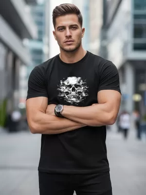 Muška majica kratkih rukava DSTREET NX085R CRNA
