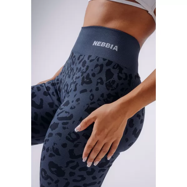  Ženske tajice NEBBIA PRIMAL 849 TAMNOPLAVI LEOPARD 