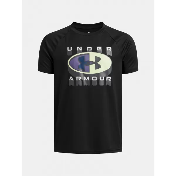 Majica za dječake UNDER ARMOUR B TECH GRAPHIC SS 6009615-001 CRNA 