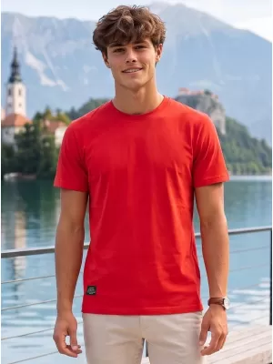 Muška majica kratkih rukava ALTISPORT NP/ALMST20001 GRIMIZNO CRVENA