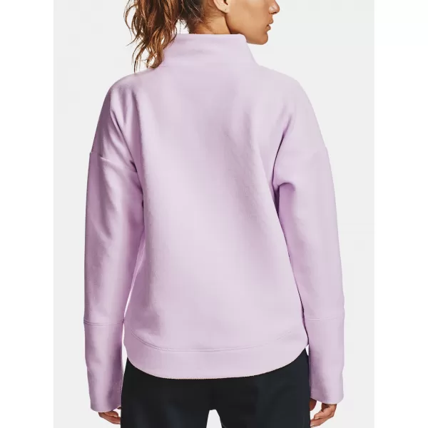  Ženski sweatshirt UNDER ARMOUR RECOVER FLEECE WRAP NECK 1356347-570 LJUBIČASTA 