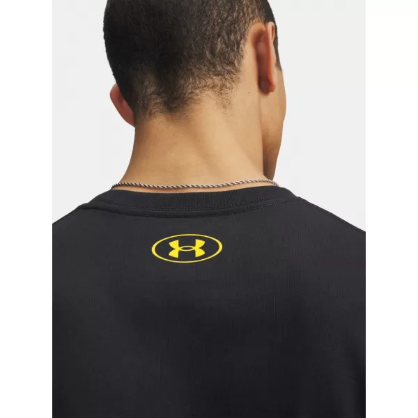  Muška majica kratkih rukava UNDER ARMOUR M VARSITY CREST SS 6009249-001 CRNA 