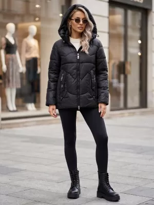 Ženska jakna DSTREET TY5936 CRNA