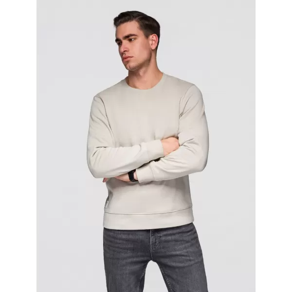  Muški sweatshirt OMBRE OM-SSBN-0271 SVIJETLO BEŽ 